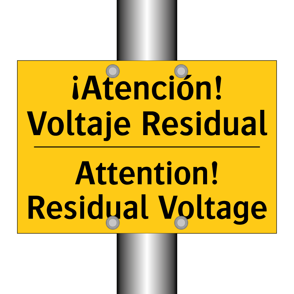¡Atención! Voltaje Residual - Attention! Residual Voltage