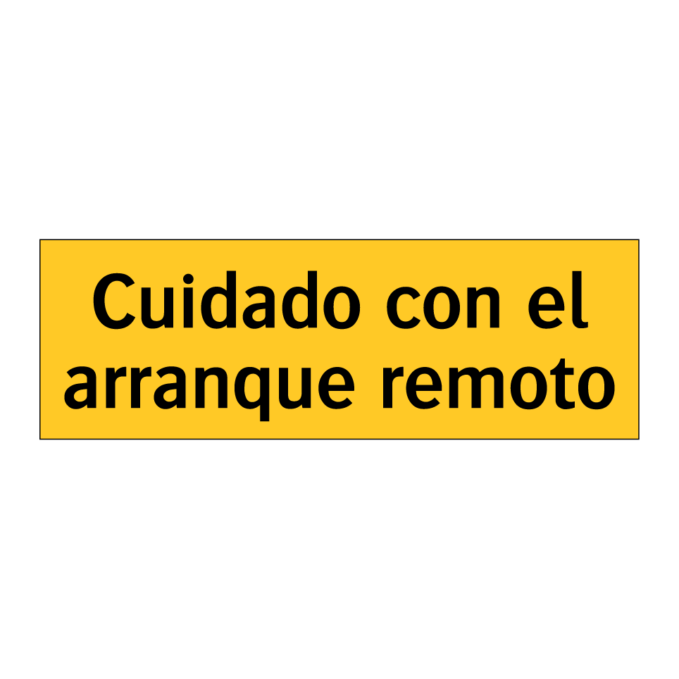 Cuidado con el arranque remoto