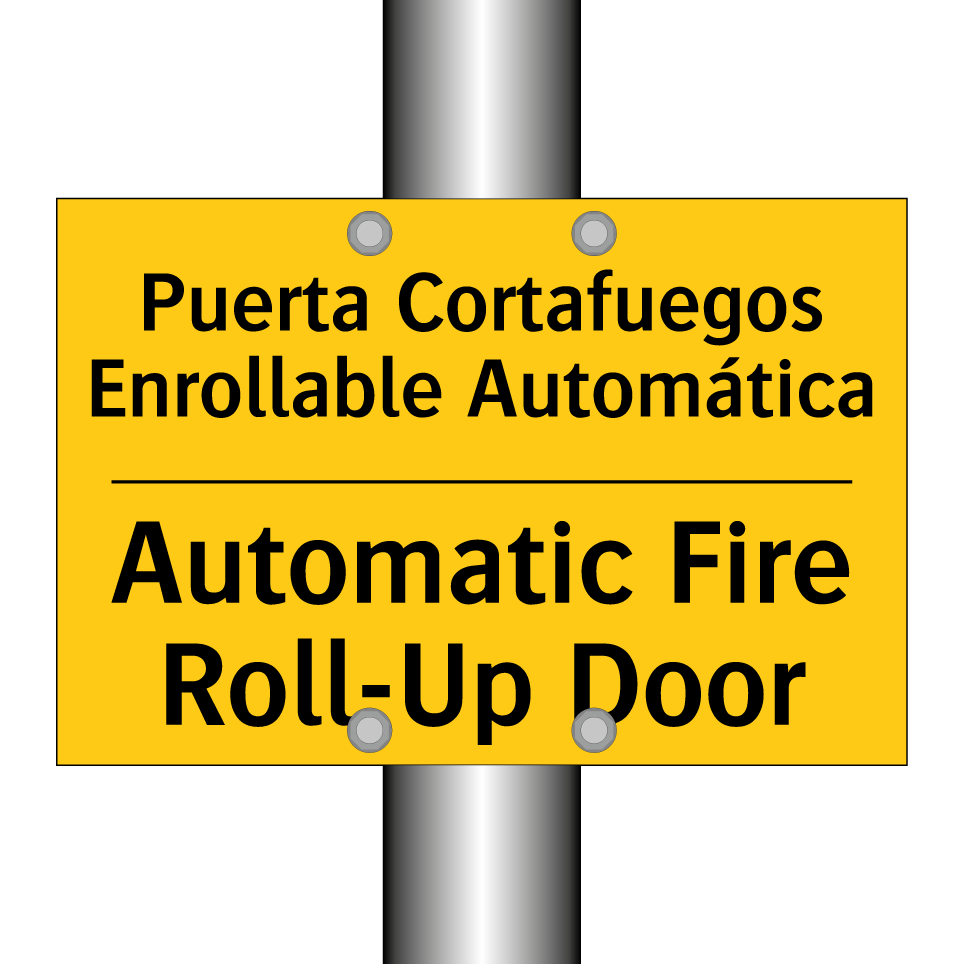 Puerta Cortafuegos Enrollable Automática - Automatic Fire Roll-Up Door