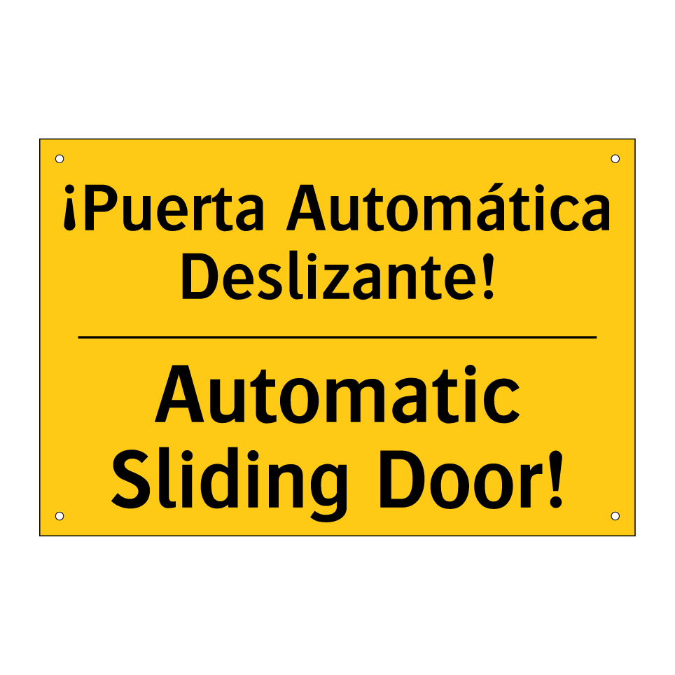 ¡Puerta Automática Deslizante! - Automatic Sliding Door!