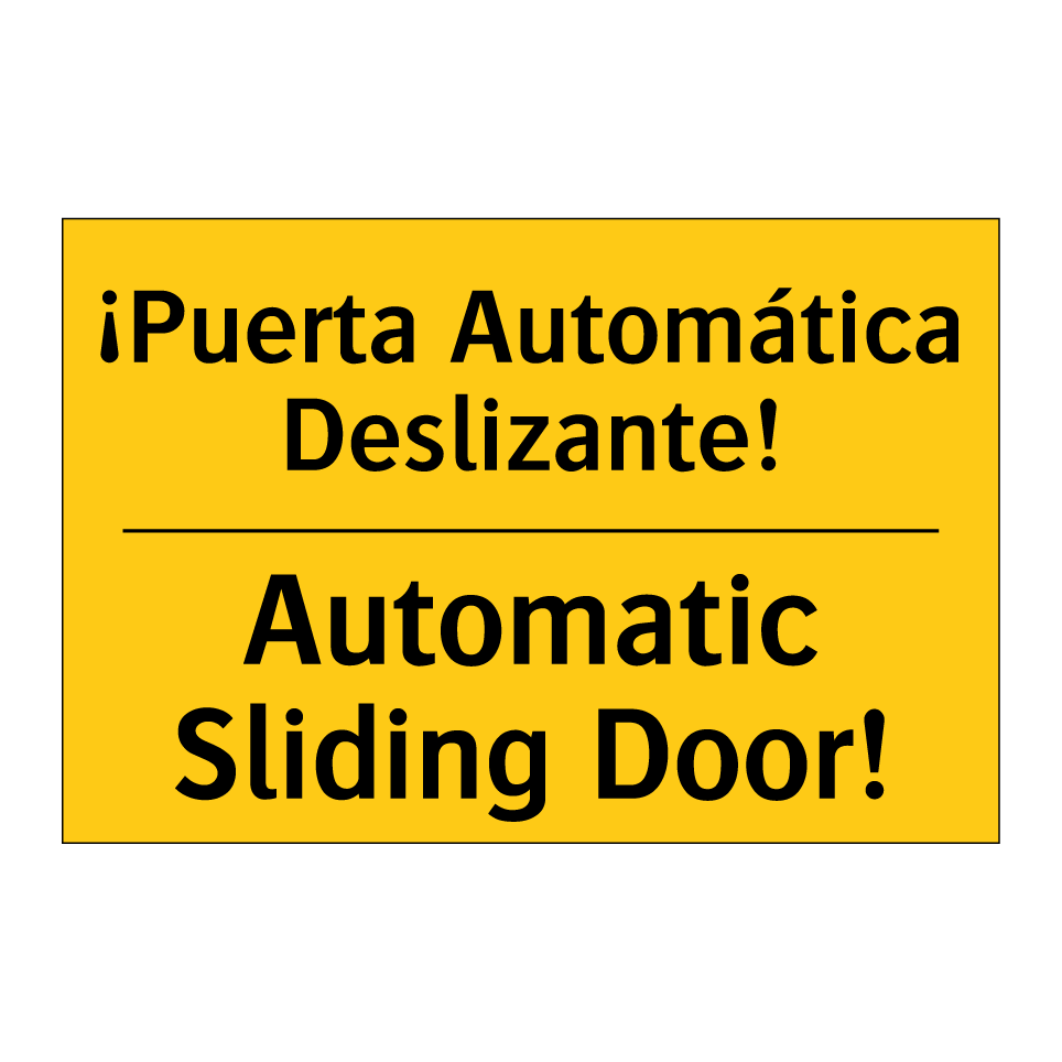 ¡Puerta Automática Deslizante! - Automatic Sliding Door!