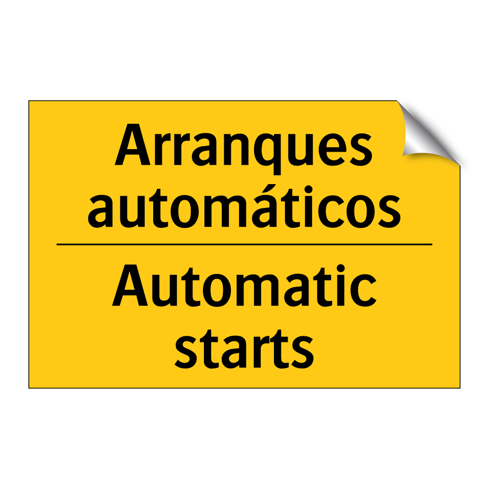 Arranques automáticos - Automatic starts