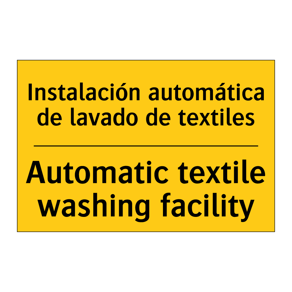 Instalación automática de lavado de textiles - Automatic textile washing facility