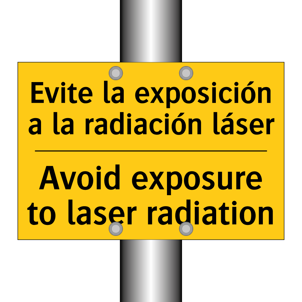 Evite la exposición a la radiación láser - Avoid exposure to laser radiation