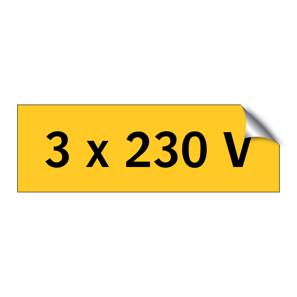 3 x 230 V