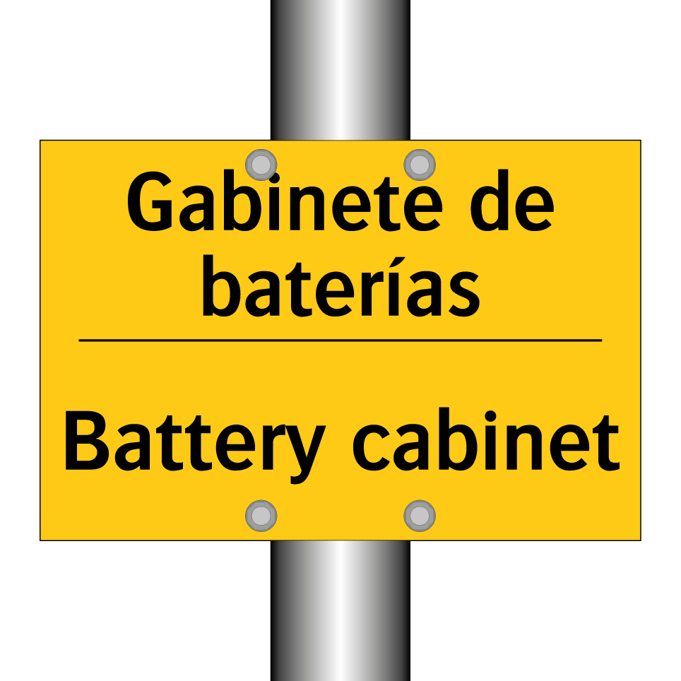 Gabinete de baterías - Battery cabinet