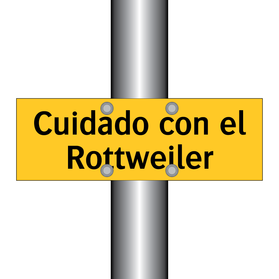 Cuidado con el Rottweiler