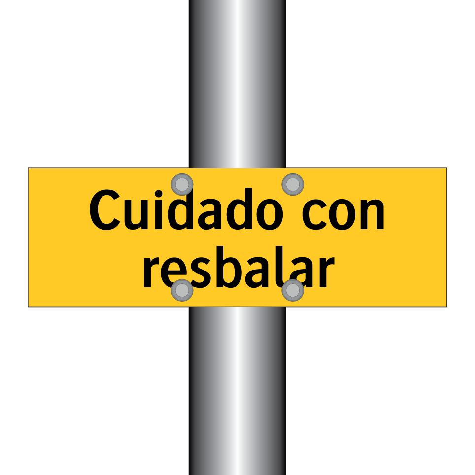 Cuidado con resbalar