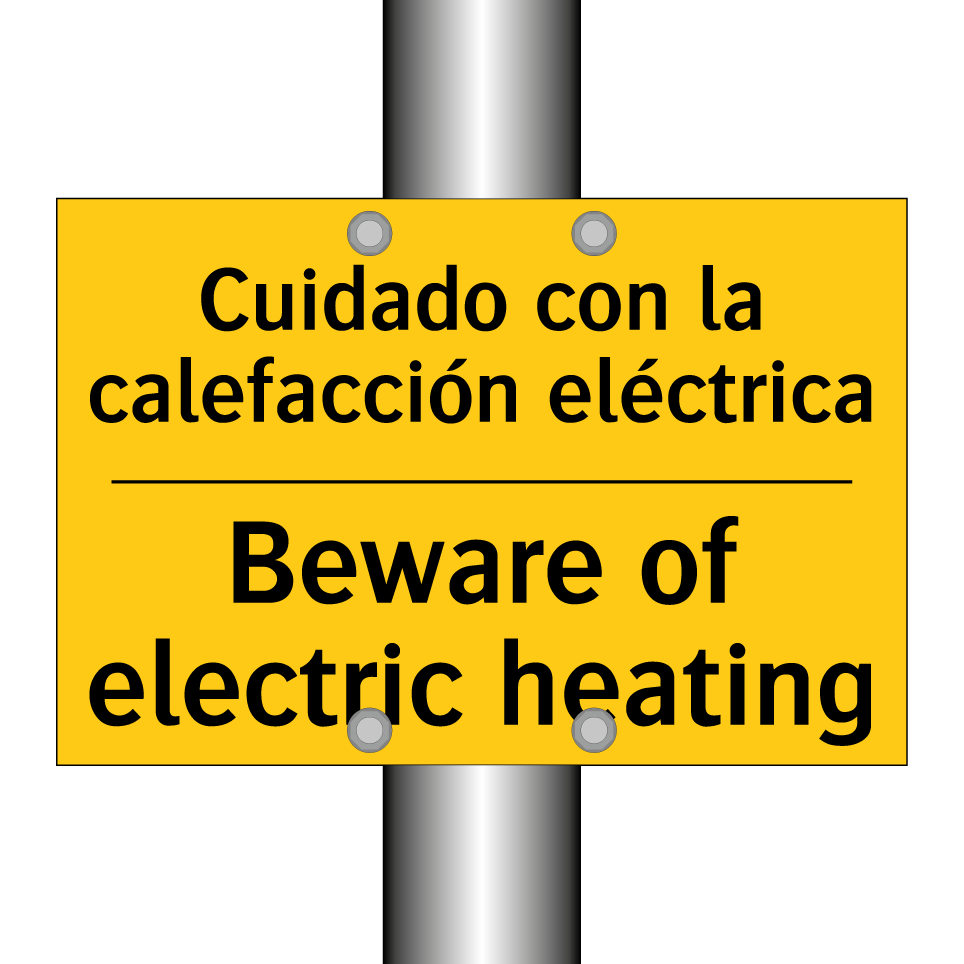 Cuidado con la calefacción eléctrica - Beware of electric heating