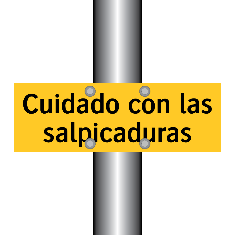 Cuidado con las salpicaduras