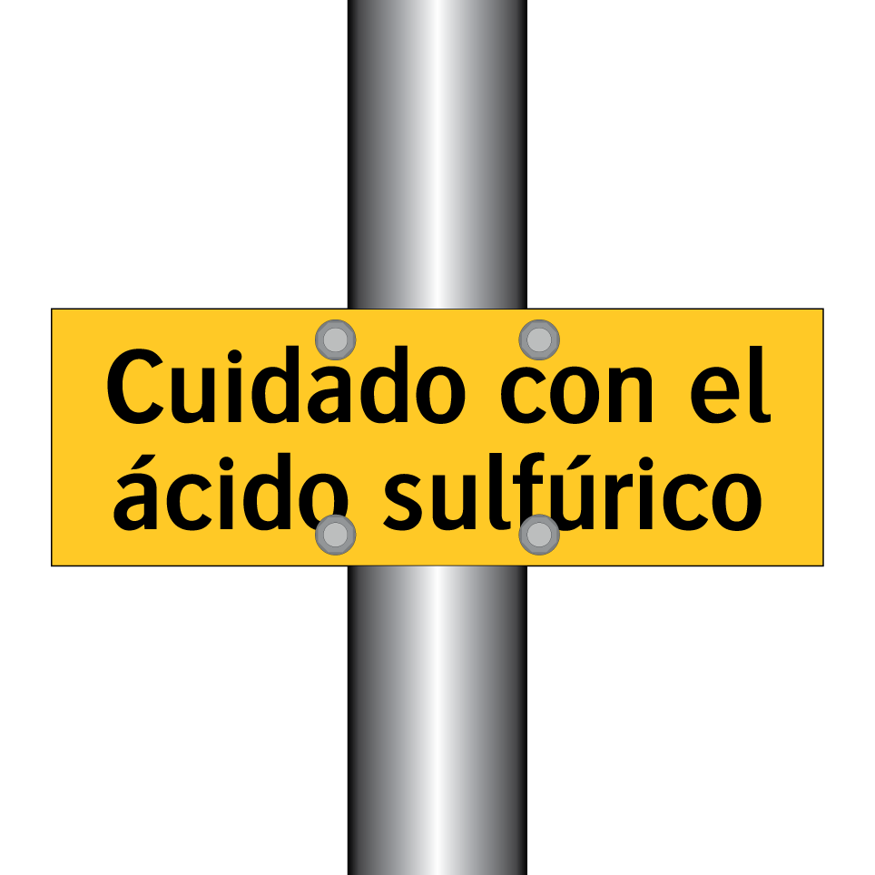 Cuidado con el ácido sulfúrico