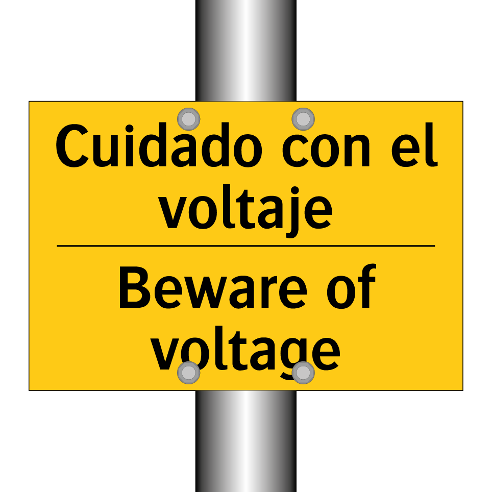 Cuidado con el voltaje - Beware of voltage
