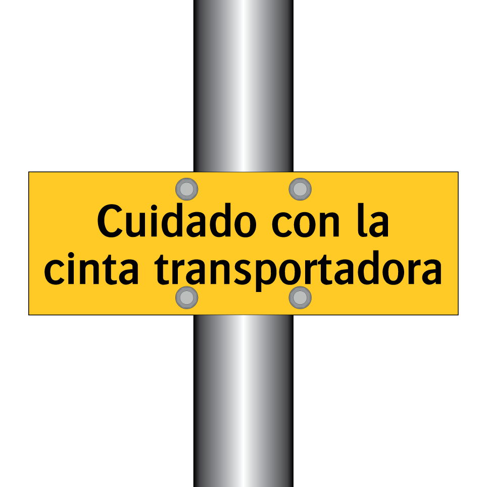 Cuidado con la cinta transportadora