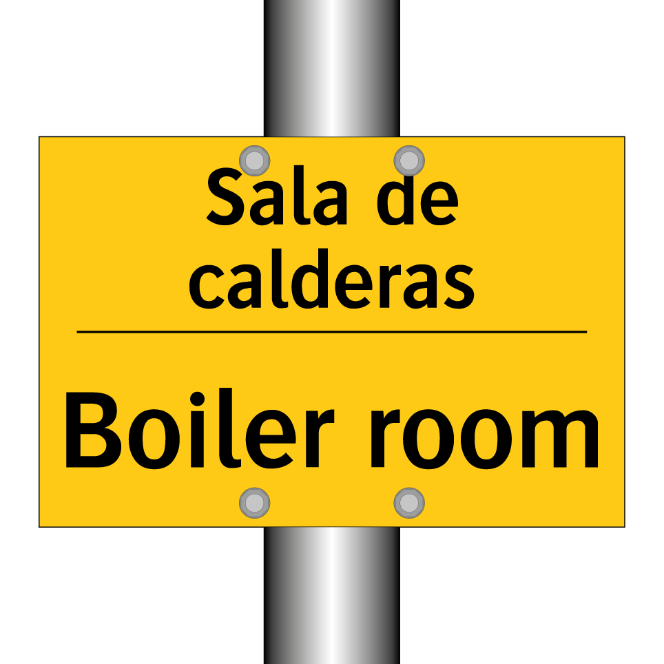 Sala de calderas - Boiler room