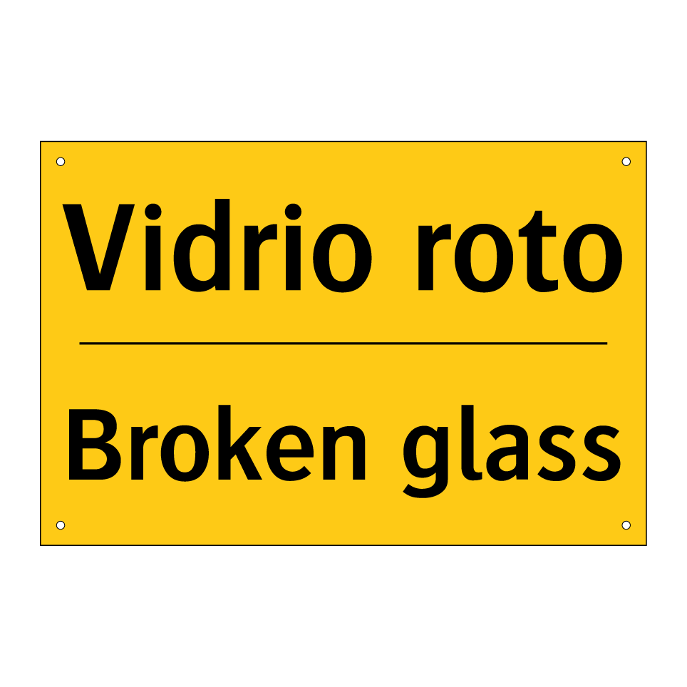 Vidrio roto - Broken glass