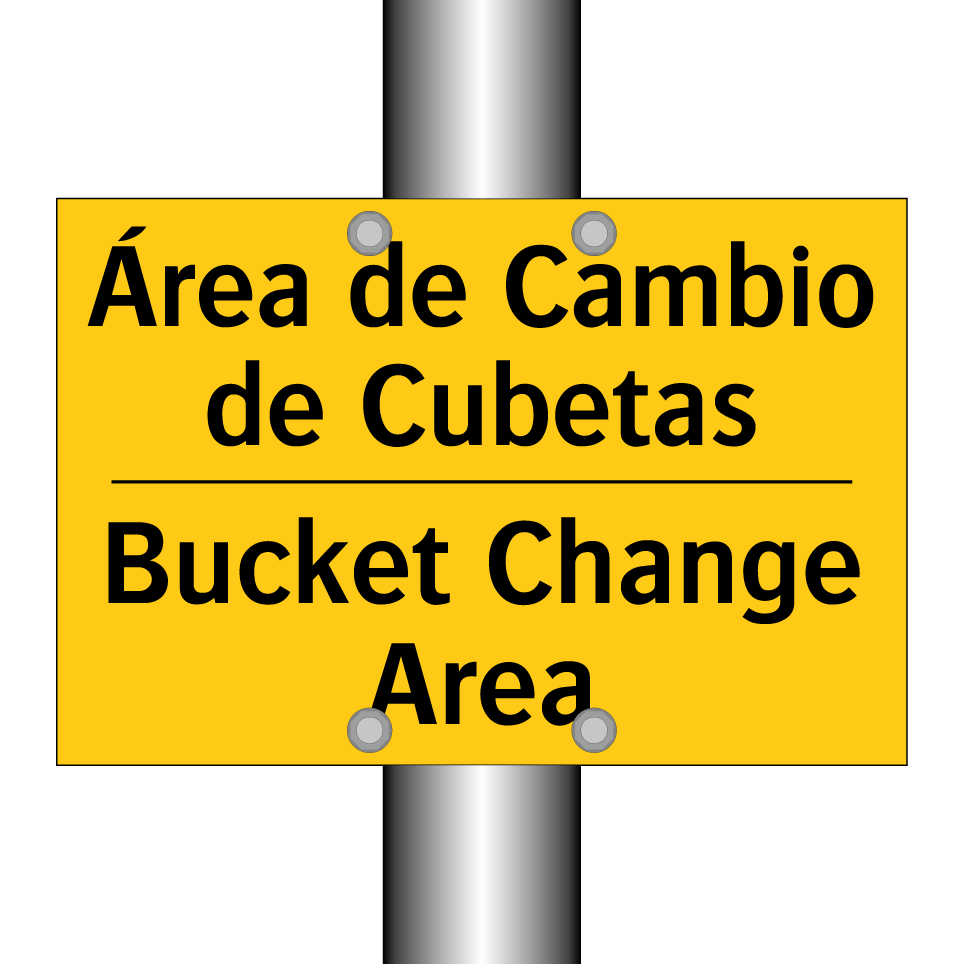 Área de Cambio de Cubetas - Bucket Change Area
