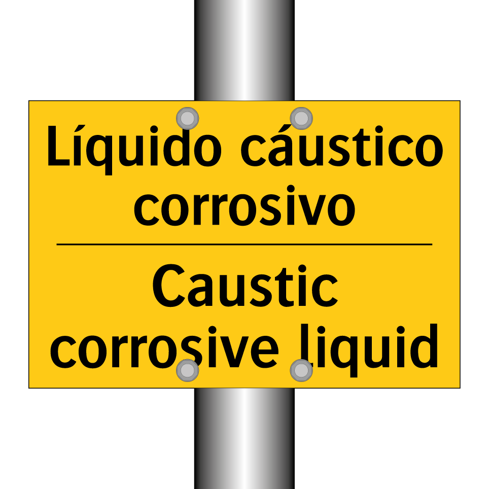 Líquido cáustico corrosivo - Caustic corrosive liquid