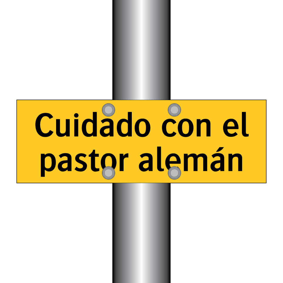 Cuidado con el pastor alemán
