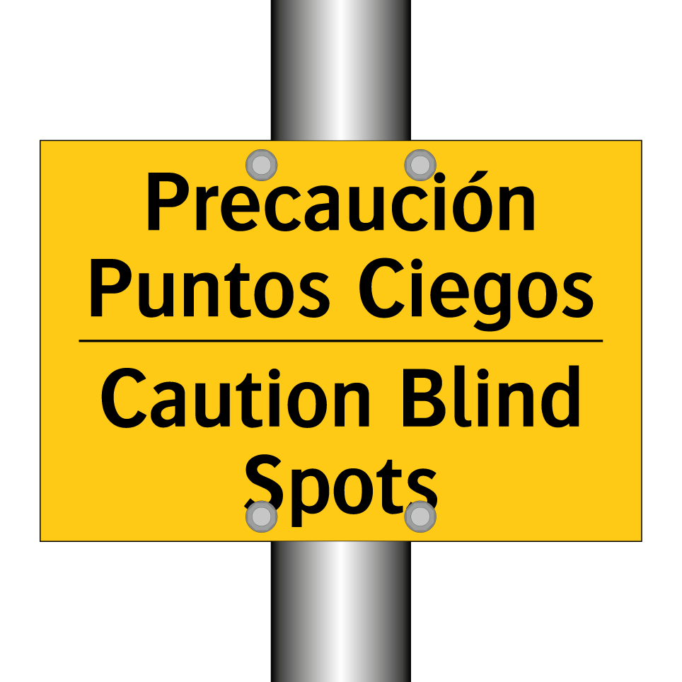 Precaución Puntos Ciegos - Caution Blind Spots