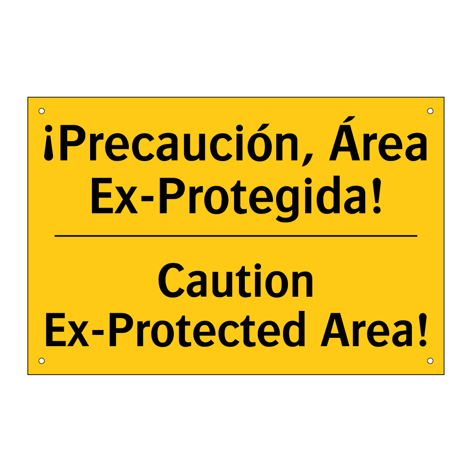 ¡Precaución, Área Ex-Protegida! - Caution Ex-Protected Area!