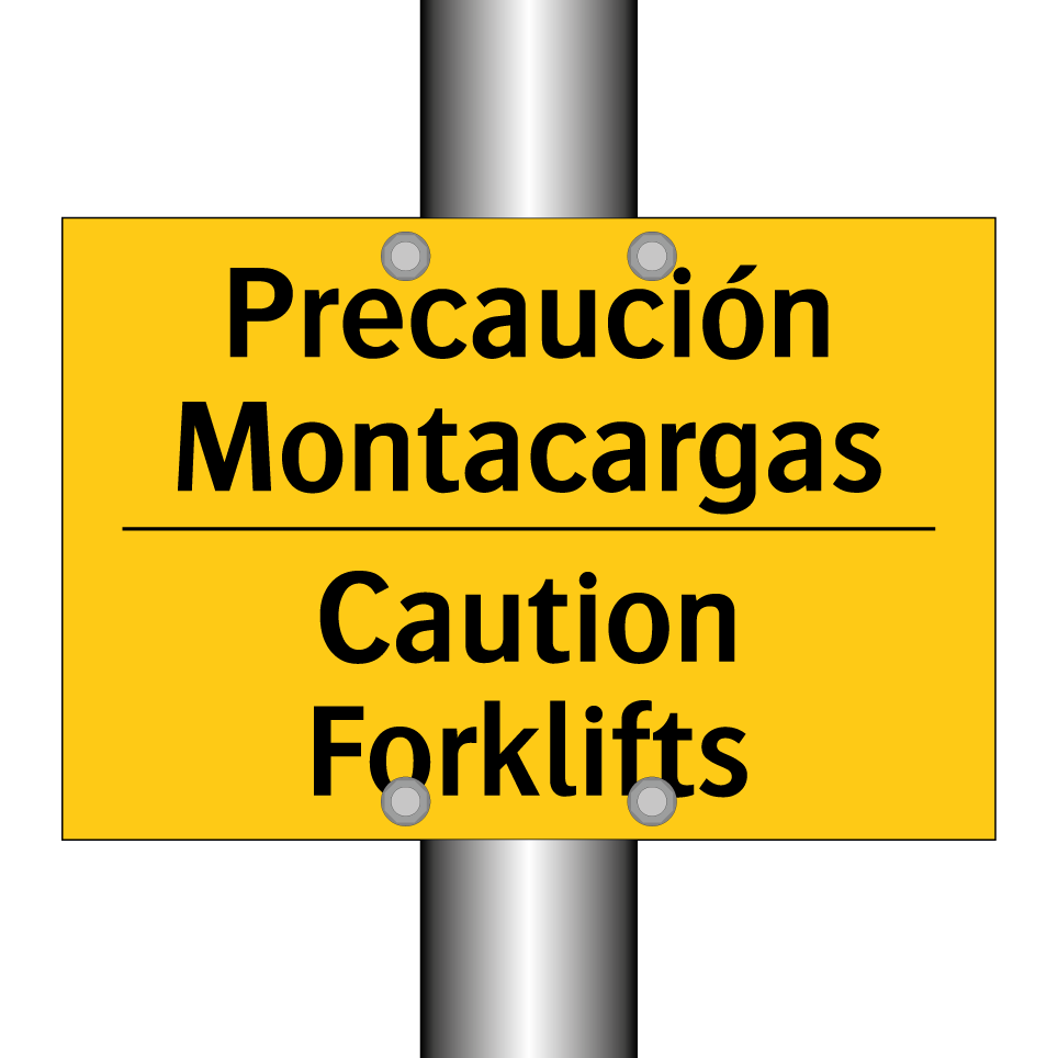 Precaución Montacargas - Caution Forklifts