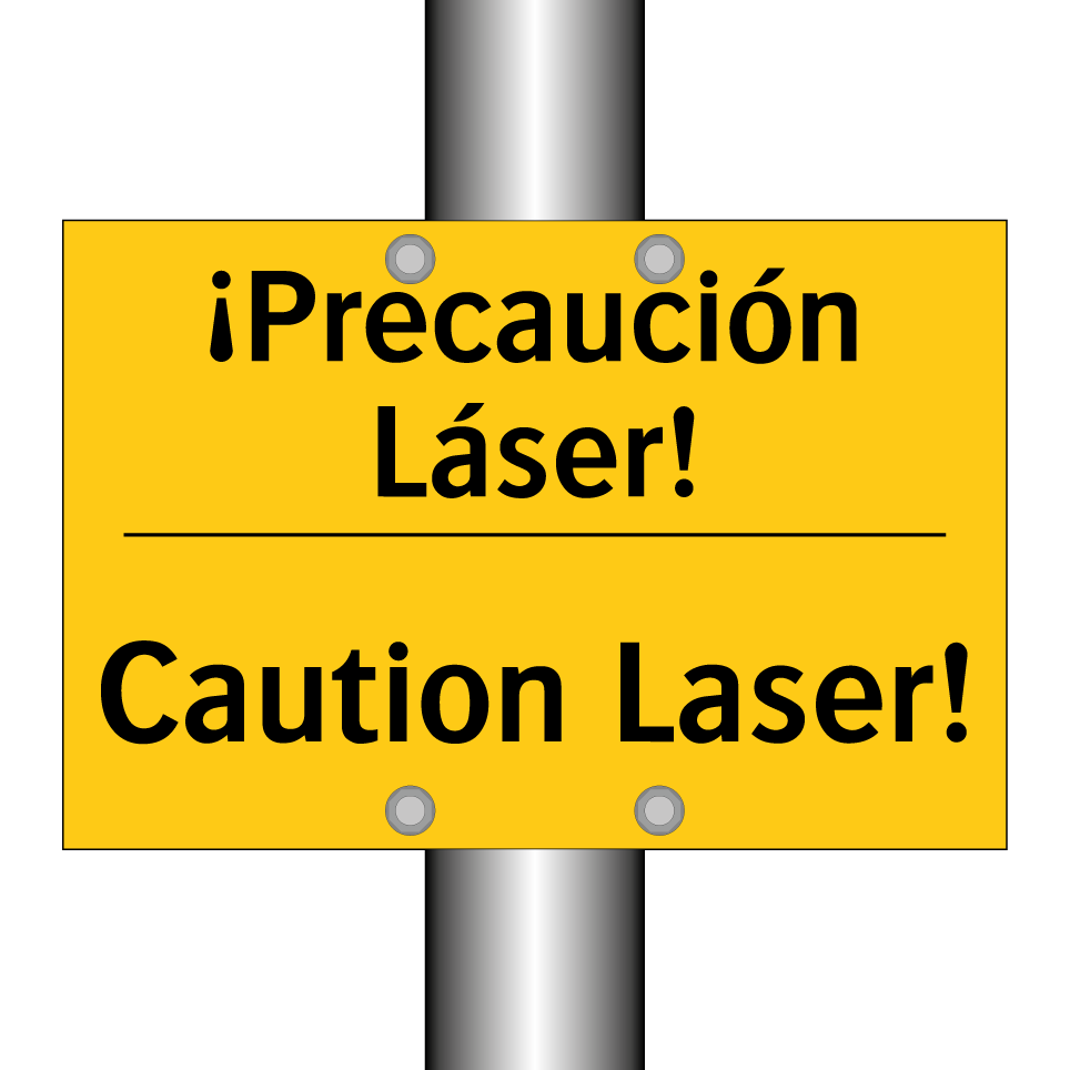 ¡Precaución Láser! - Caution Laser!