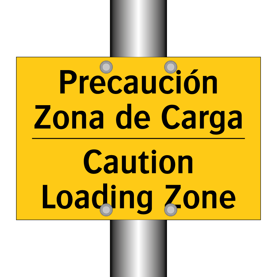 Precaución Zona de Carga - Caution Loading Zone