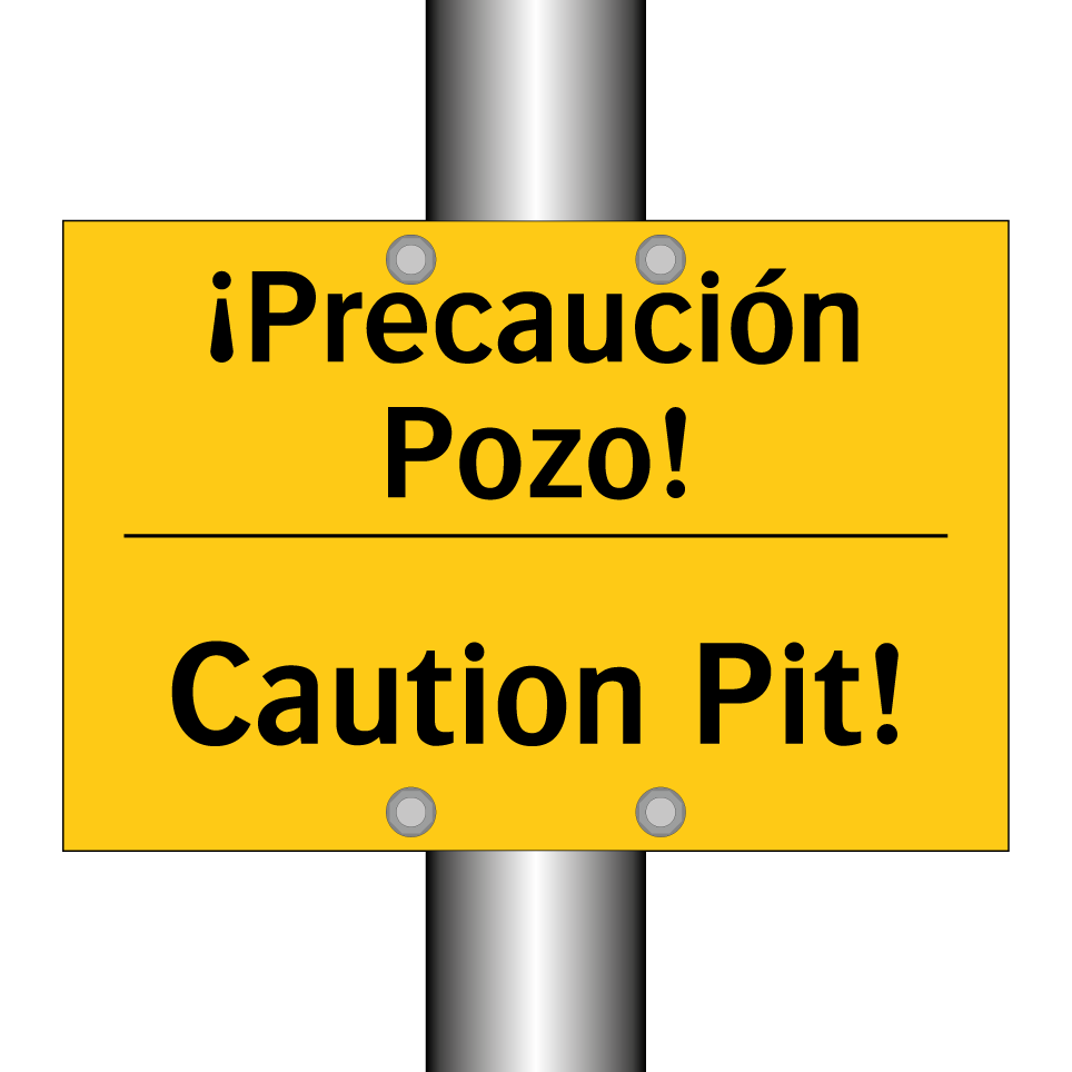 ¡Precaución Pozo! - Caution Pit!
