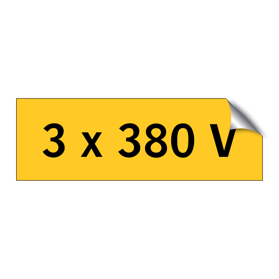 3 x 380 V