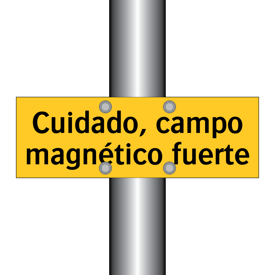 Cuidado, campo magnético fuerte