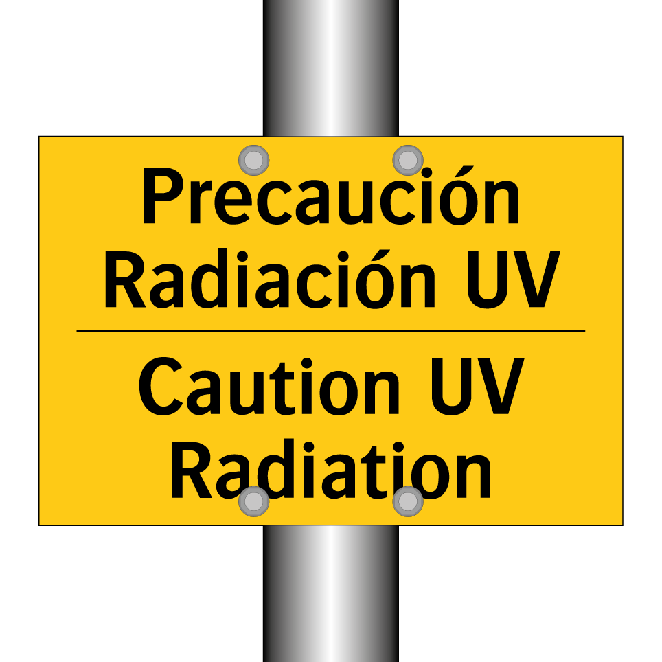 Precaución Radiación UV - Caution UV Radiation