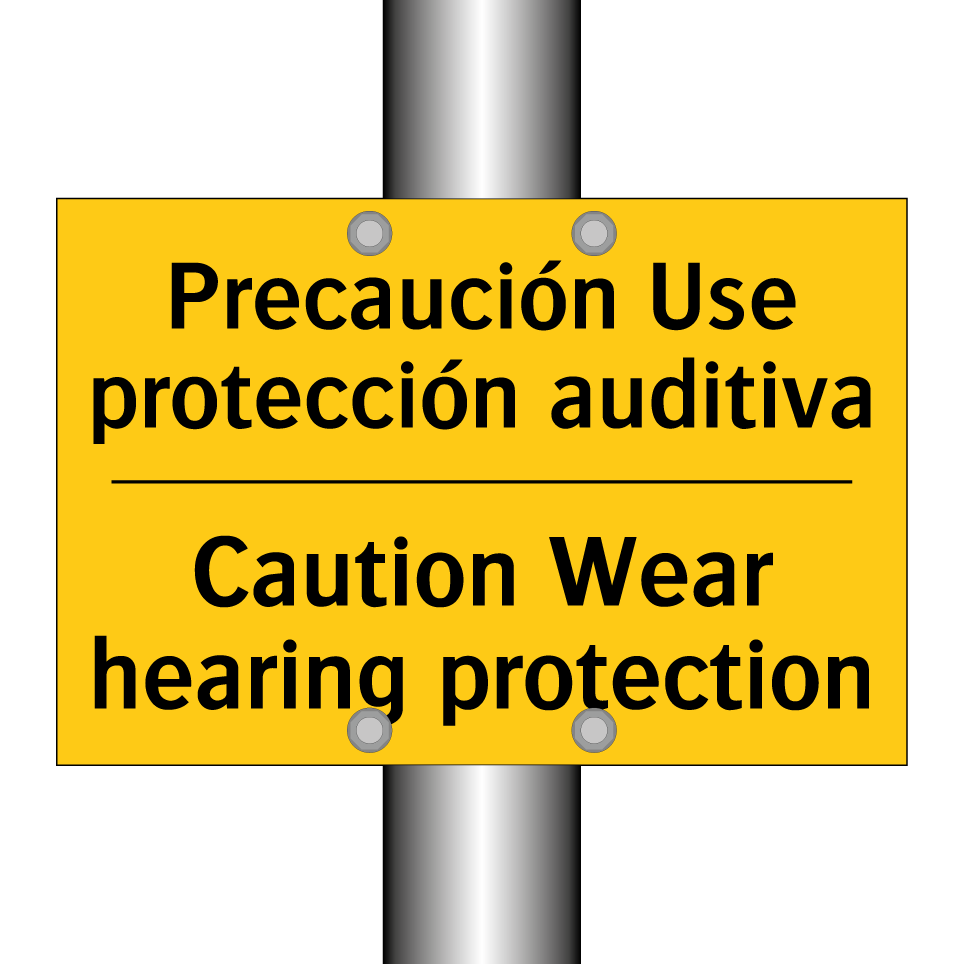 Precaución Use protección auditiva - Caution Wear hearing protection