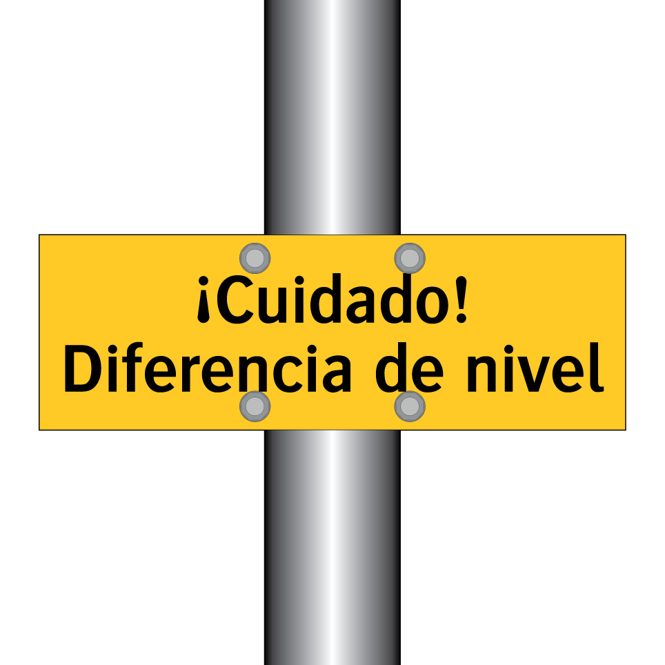 ¡Cuidado! Diferencia de nivel