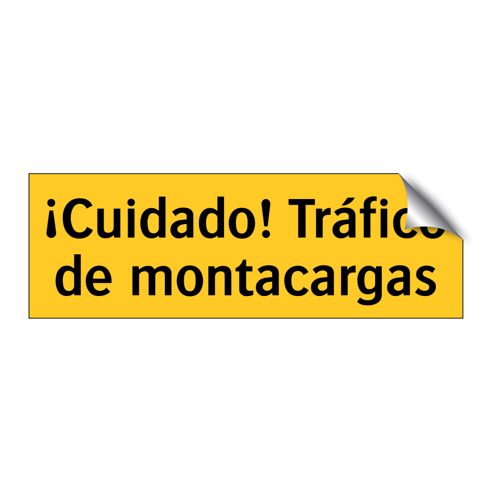 ¡Cuidado! Tráfico de montacargas