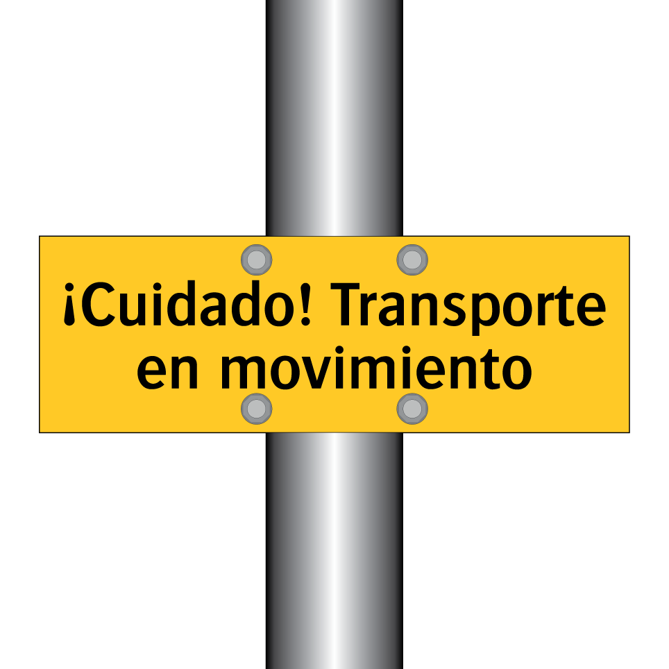 ¡Cuidado! Transporte en movimiento
