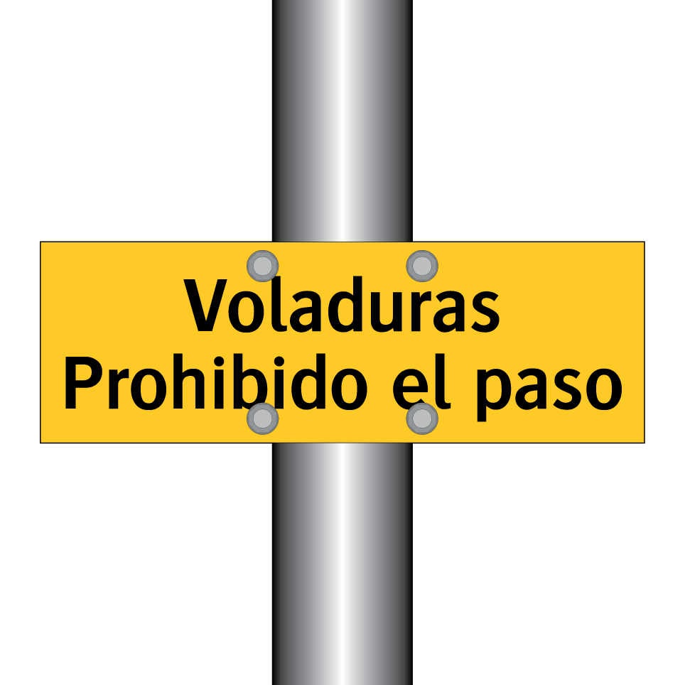 Voladuras Prohibido el paso