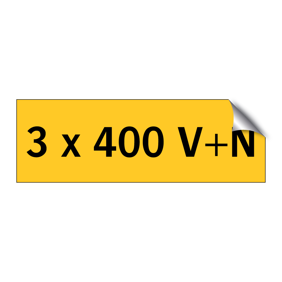 3 x 400 V + N