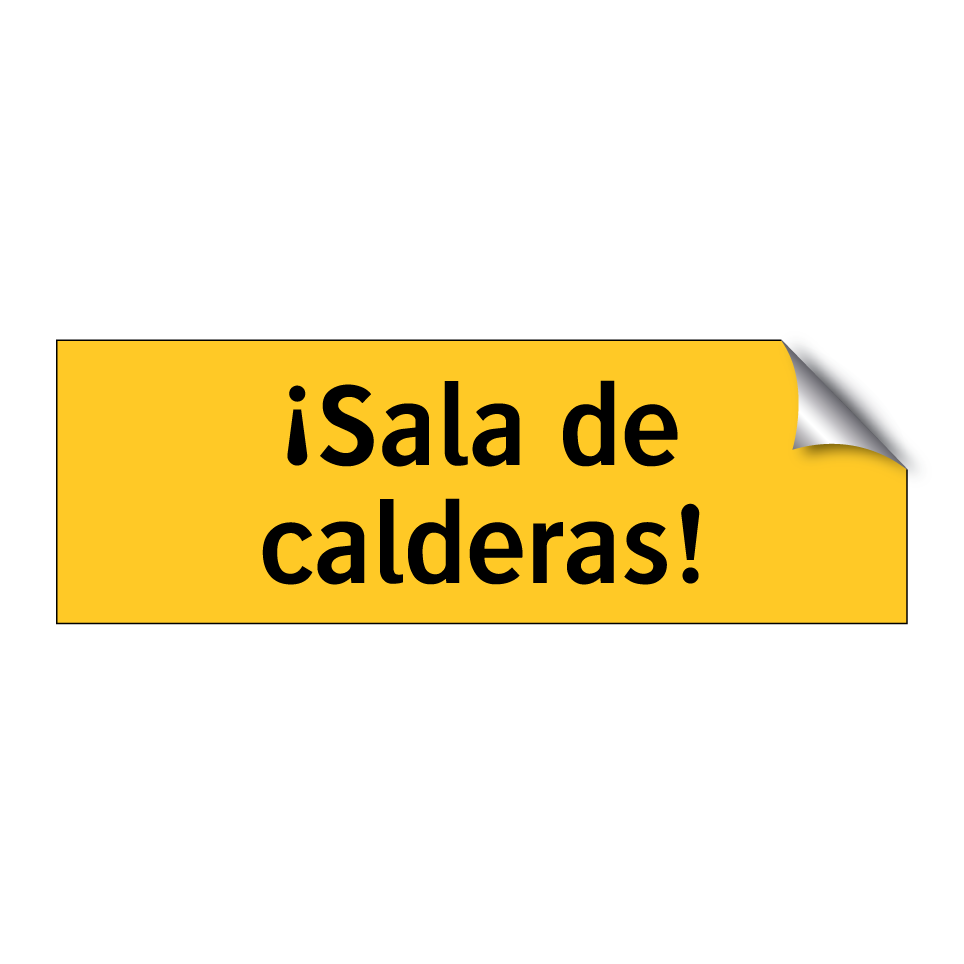 ¡Sala de calderas!