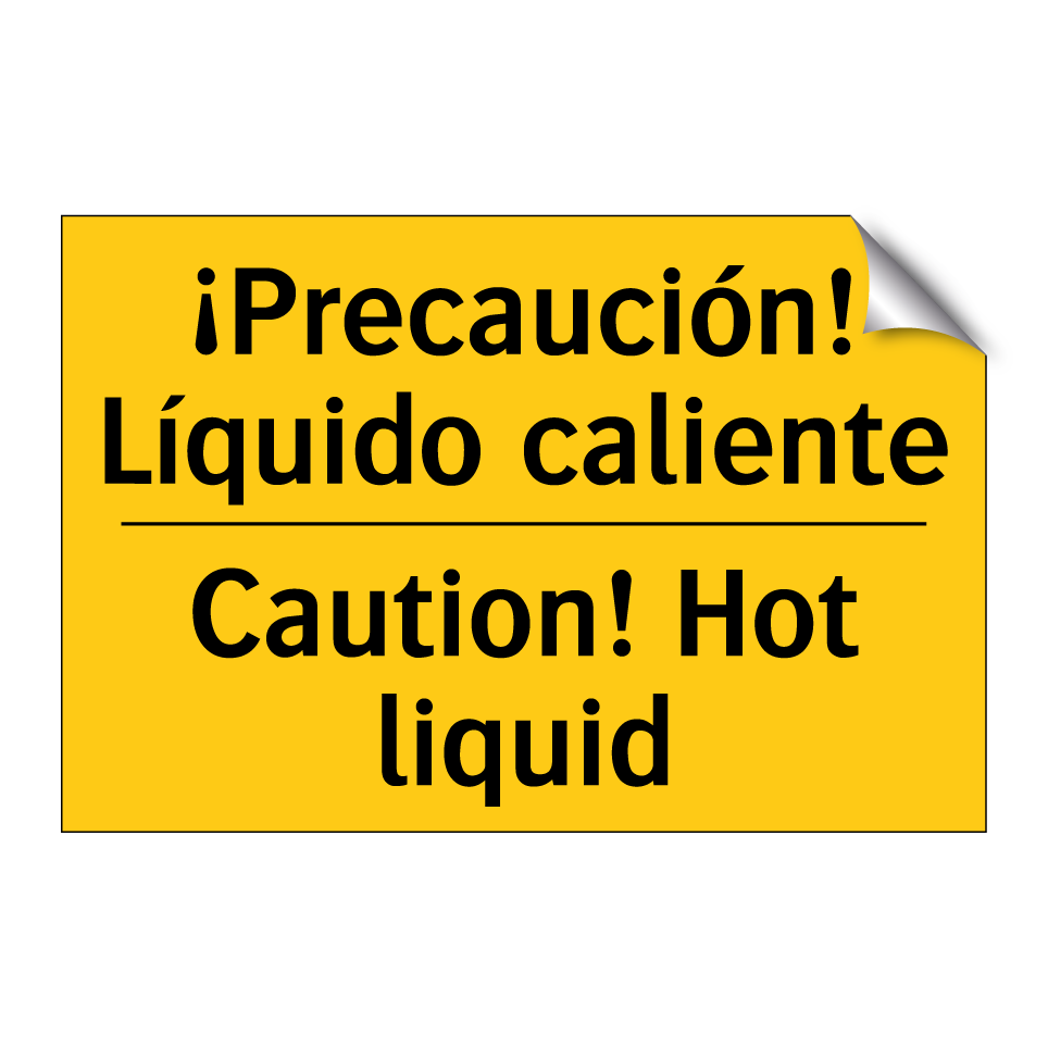 ¡Precaución! Líquido caliente - Caution! Hot liquid