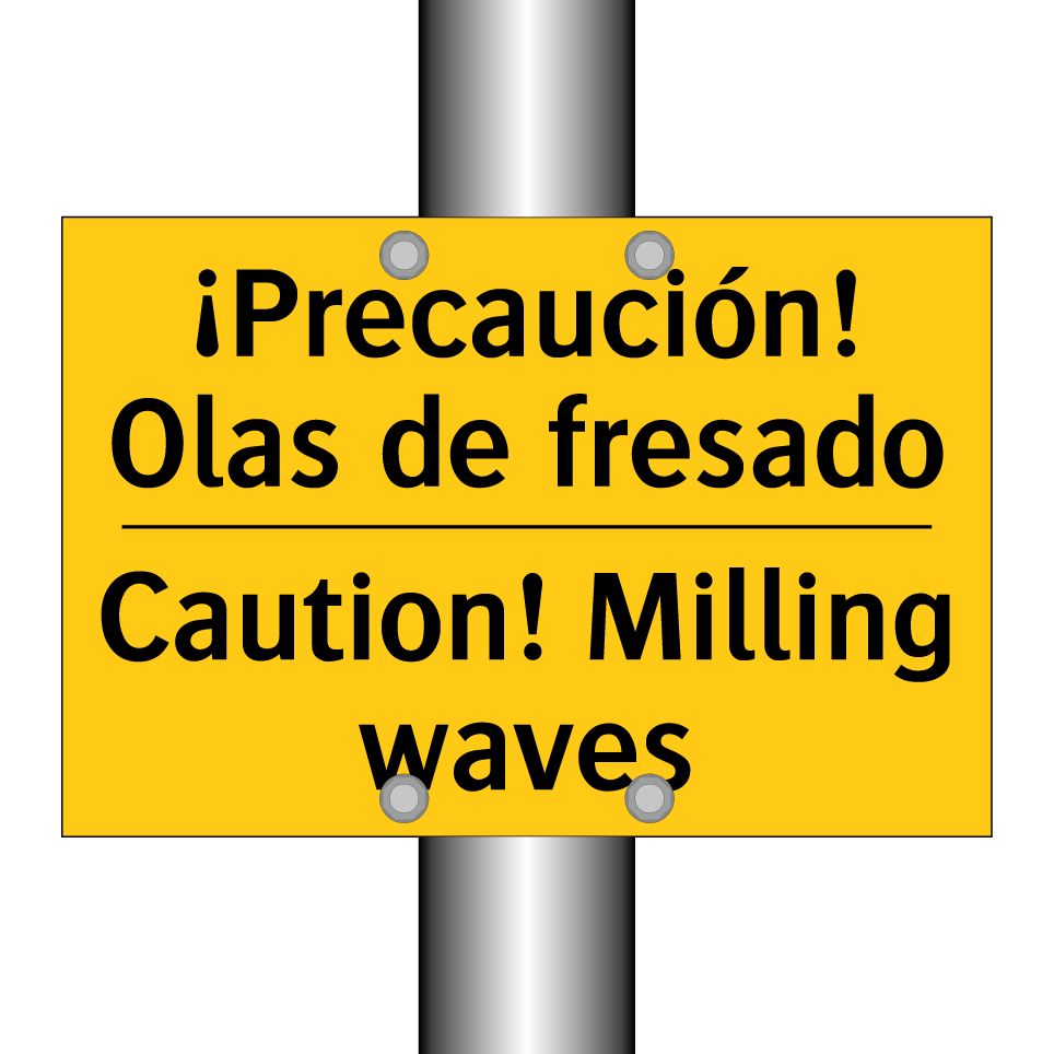 ¡Precaución! Olas de fresado - Caution! Milling waves