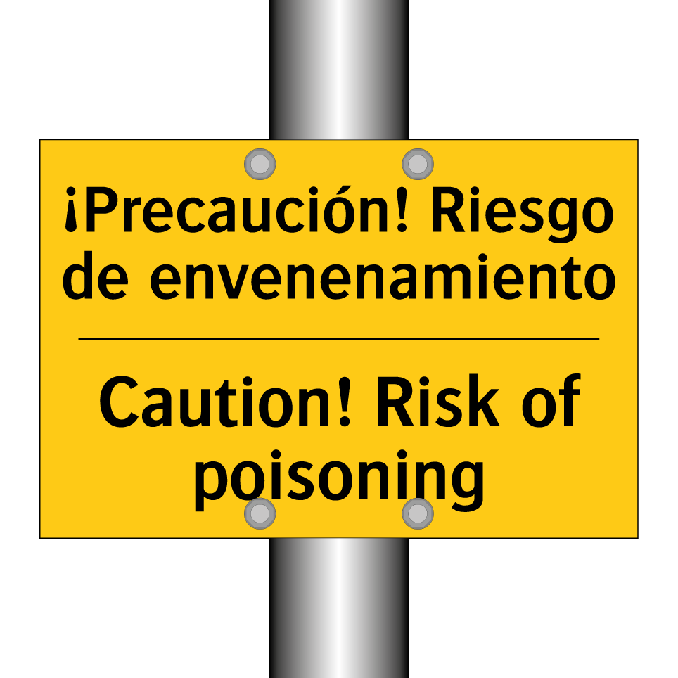 ¡Precaución! Riesgo de envenenamiento - Caution! Risk of poisoning