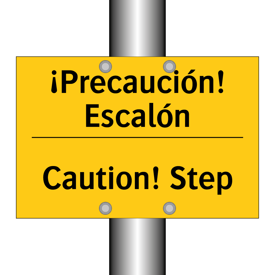 ¡Precaución! Escalón - Caution! Step