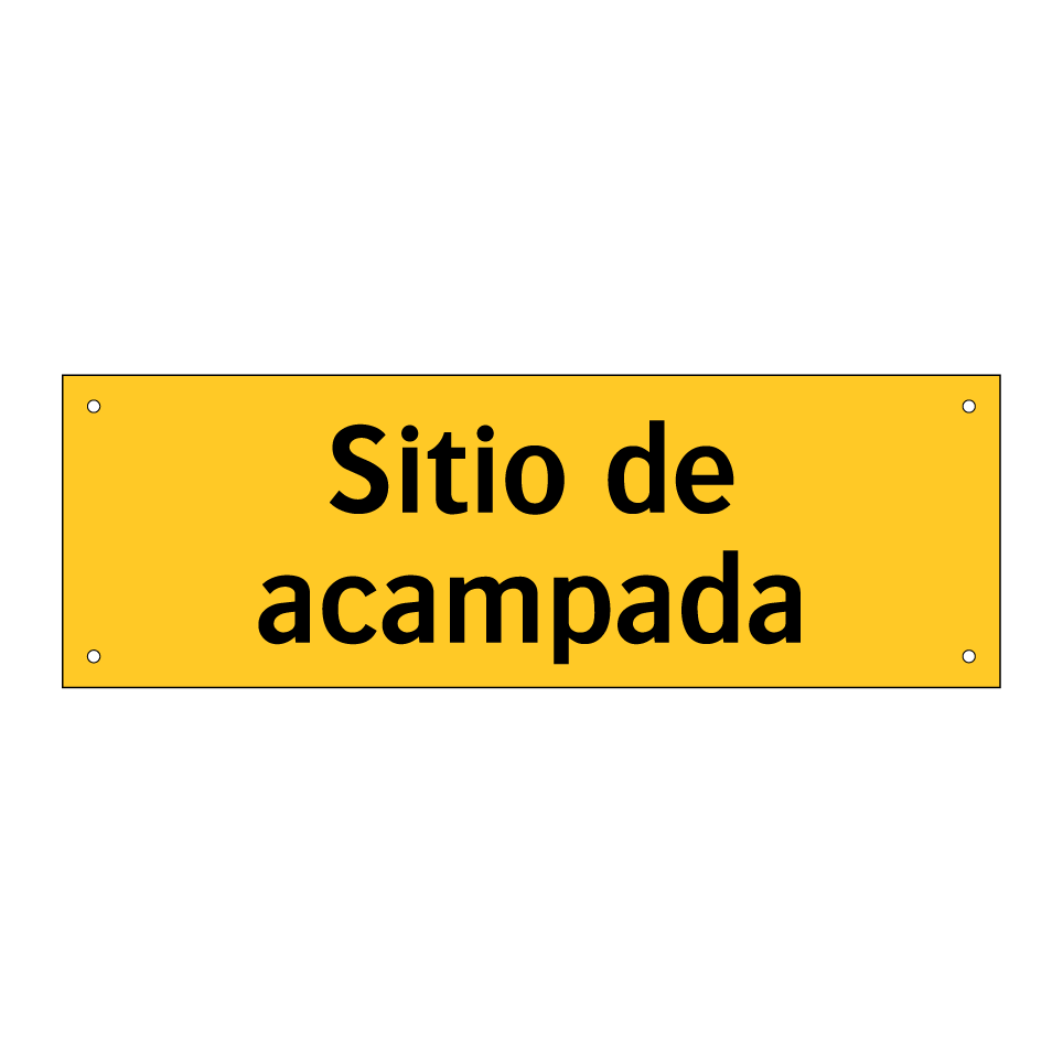 Sitio de acampada