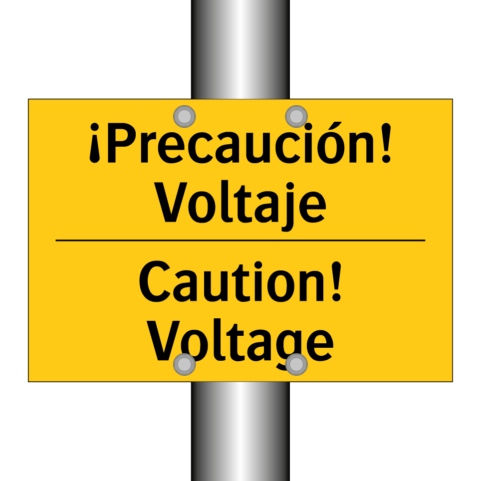 ¡Precaución! Voltaje - Caution! Voltage