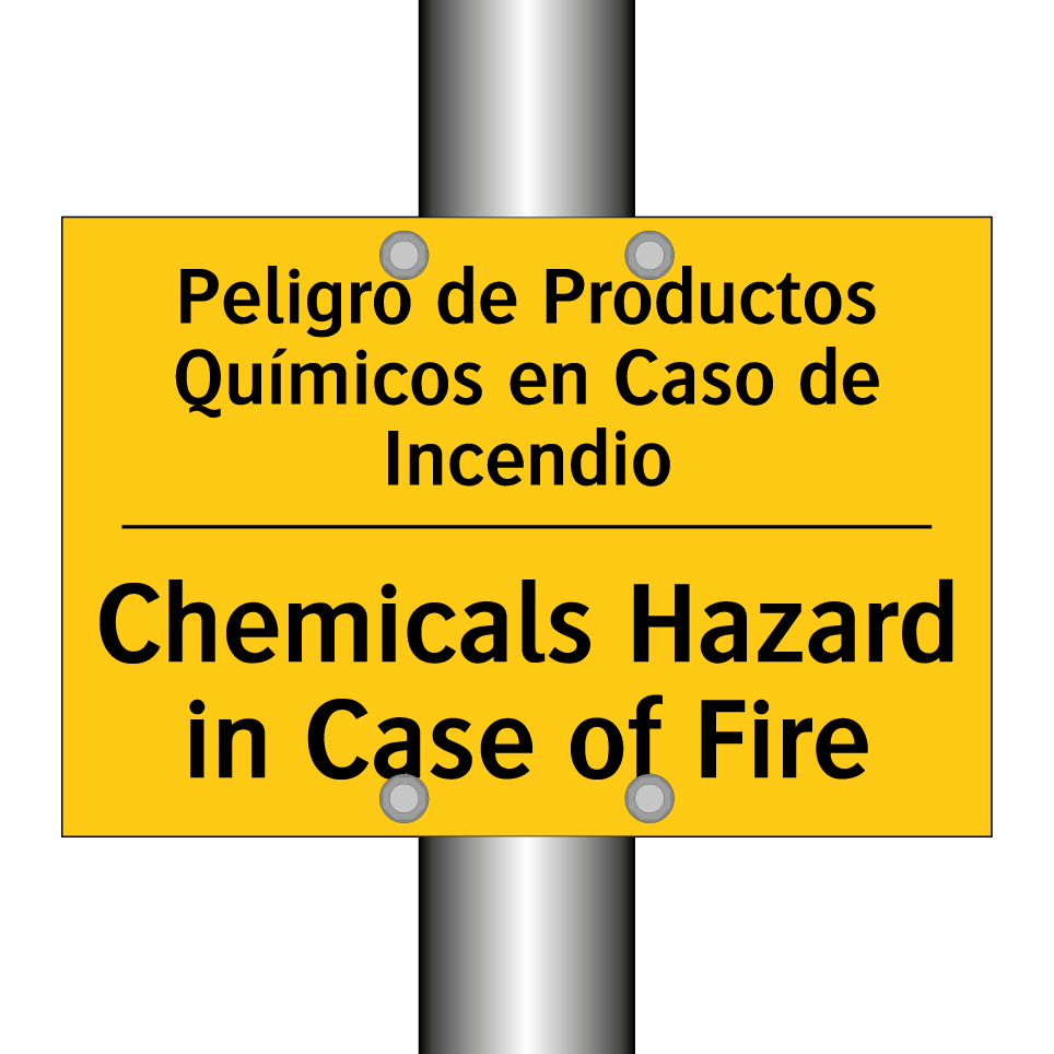 Peligro de Productos Químicos en Caso de Incendio - Chemicals Hazard in Case of Fire