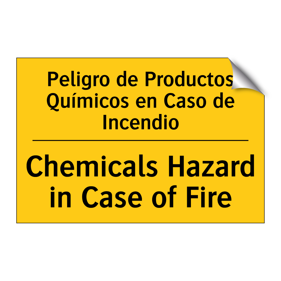 Peligro de Productos Químicos en Caso de Incendio - Chemicals Hazard in Case of Fire