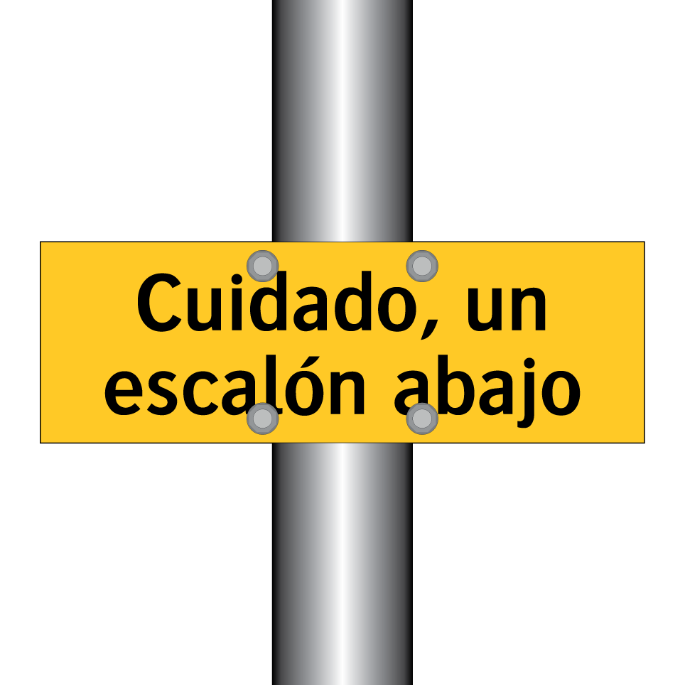 Cuidado, un escalón abajo