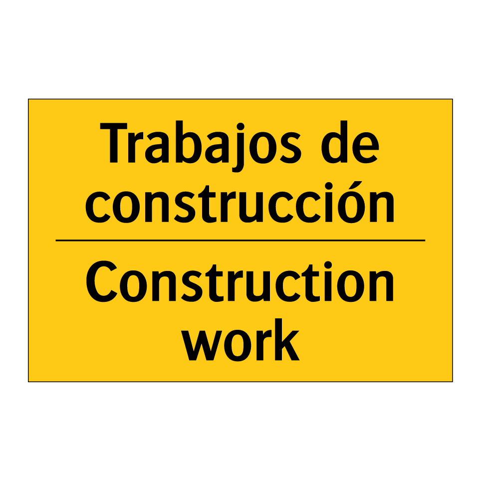 Trabajos de construcción - Construction work