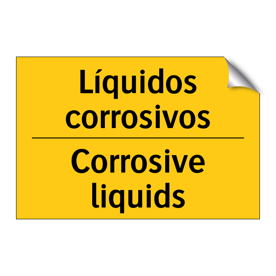 Líquidos corrosivos - Corrosive liquids