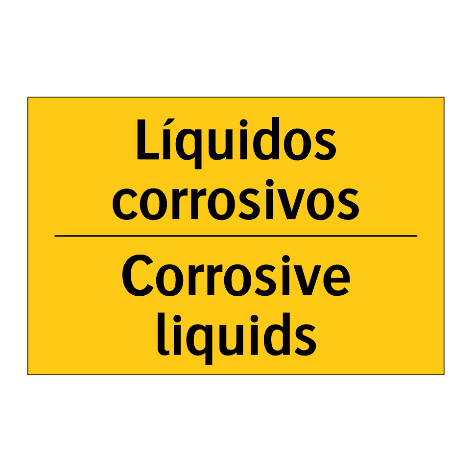 Líquidos corrosivos - Corrosive liquids